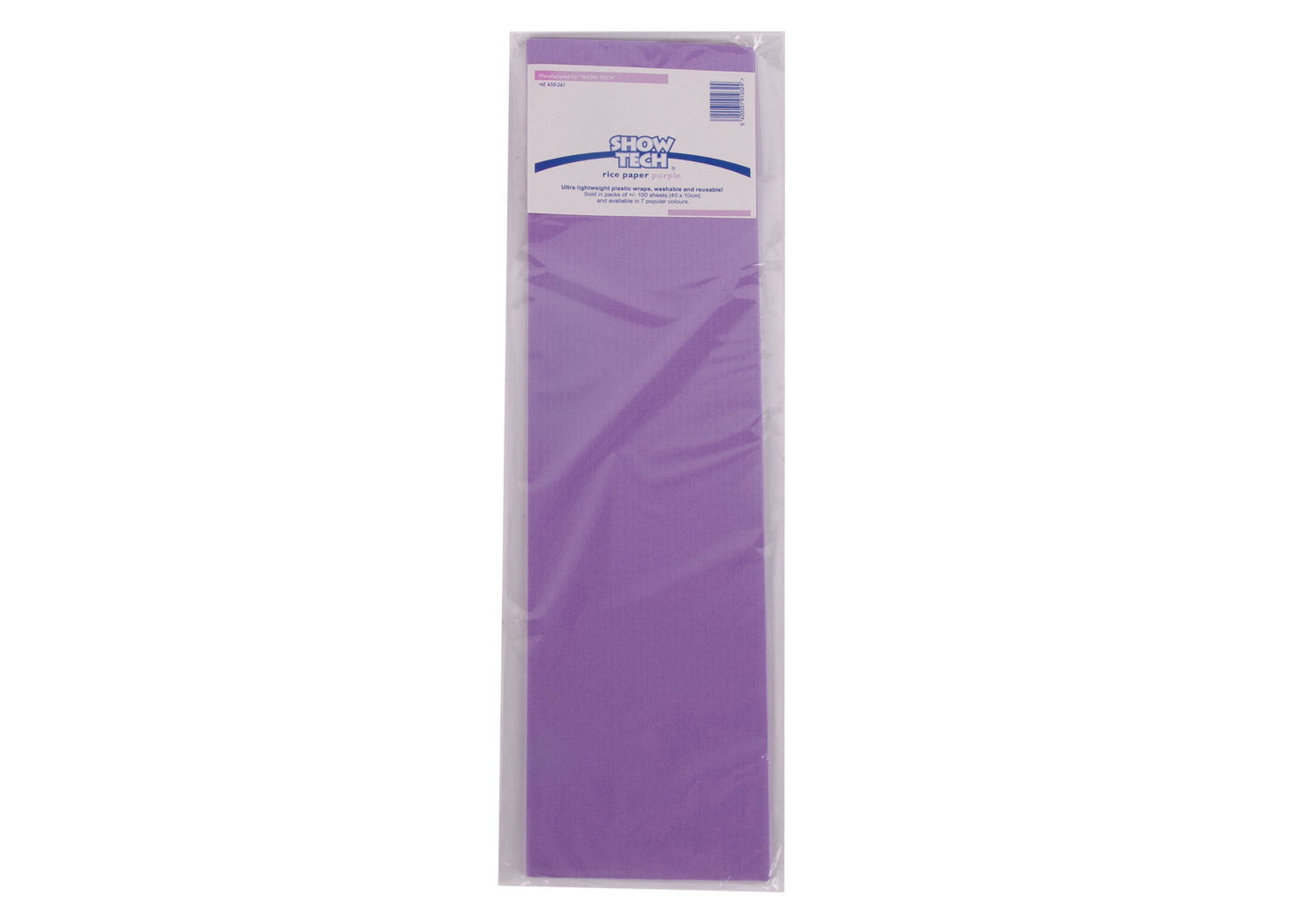Show Tech Nyytityspaperi Purple (10x40cm) 100 kpl