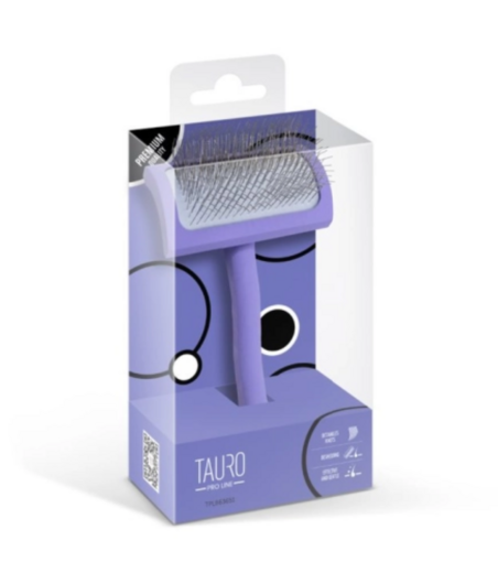 TPLB63651 TPL puinen harja M, kaareva, piikit 25mm, violetti