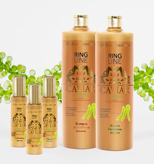SHAMPOO CAVIAR GREEN, SLS-EDTA-VAPAA, KASVIPOHJAINEN 1000ml