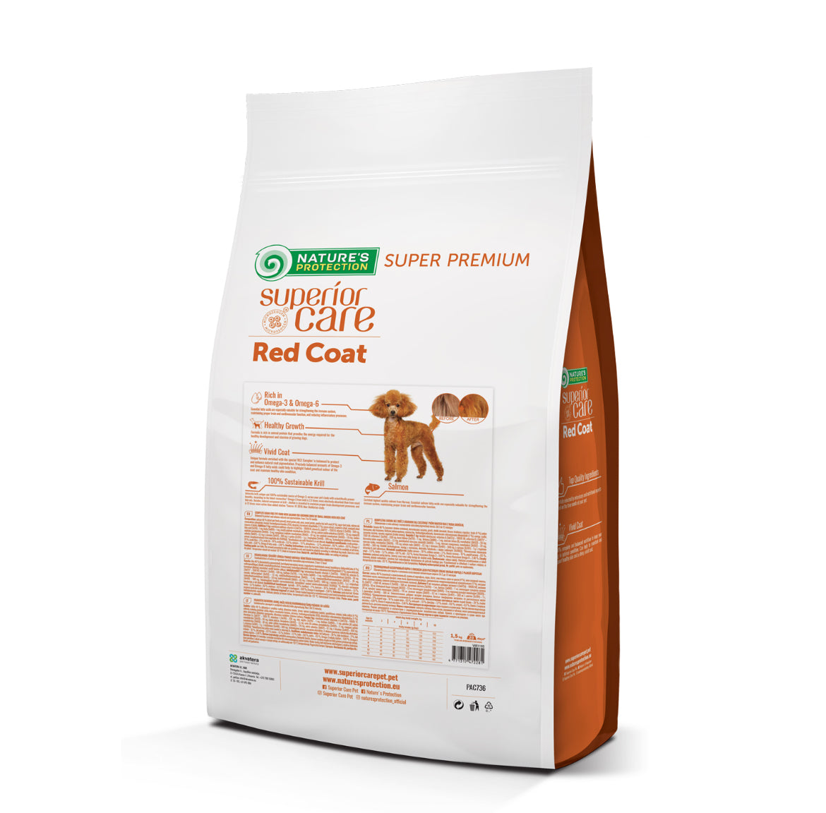 Superior Care DOG RED Coat lohi junior mini 10kg